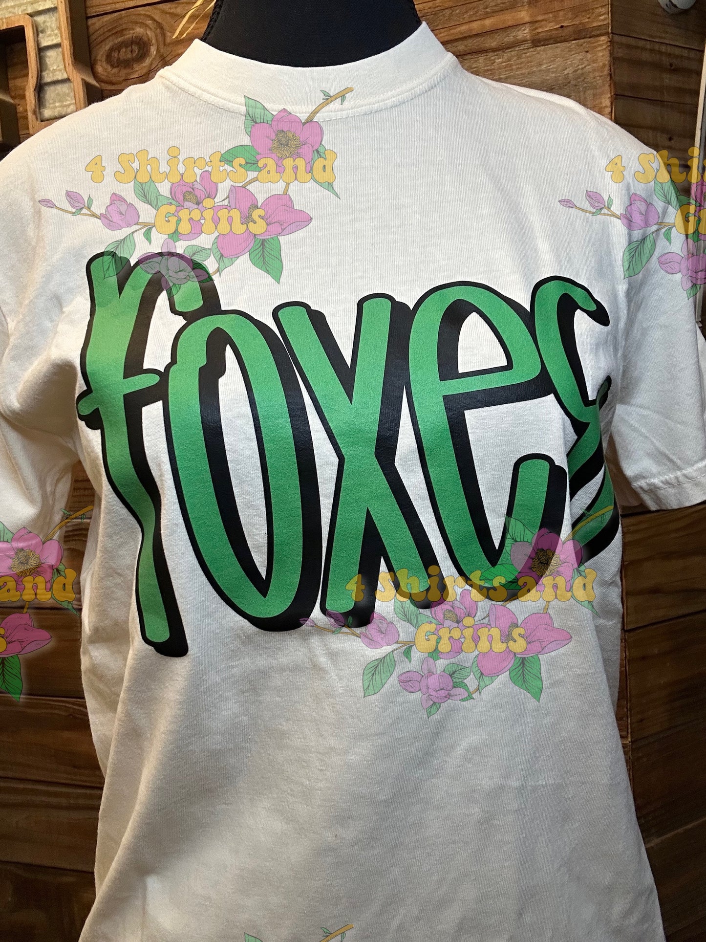 ✨ Custom Bold Mascot Tee – Your Word, Your Way ✨