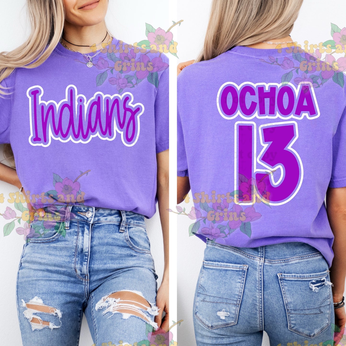 Custom Comfort Colors Spirit Shirt | DTF Transfer Design | Choose Colors