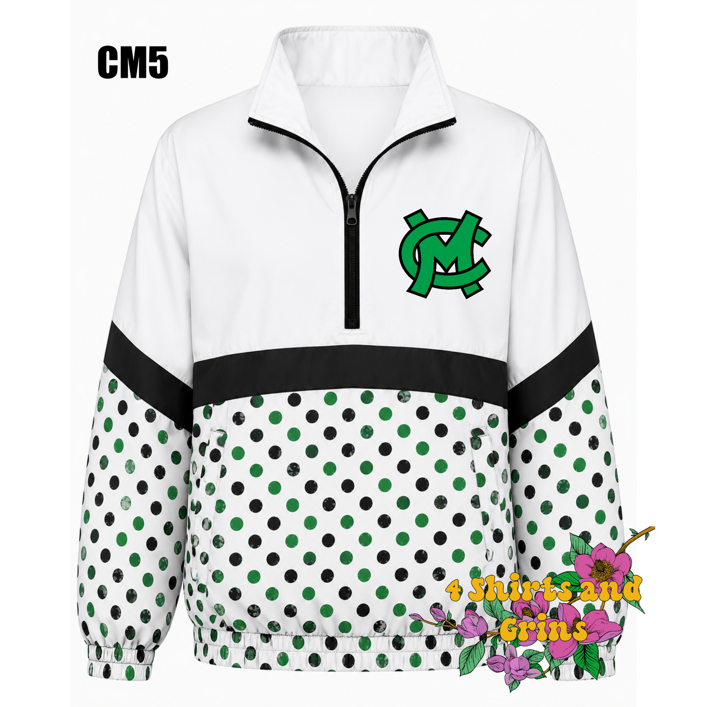 Custom Spirit Jacket Preorder | Personalized Checkerboard or Leopard Quarter Zip Pullover | Youth & Adult Sizes