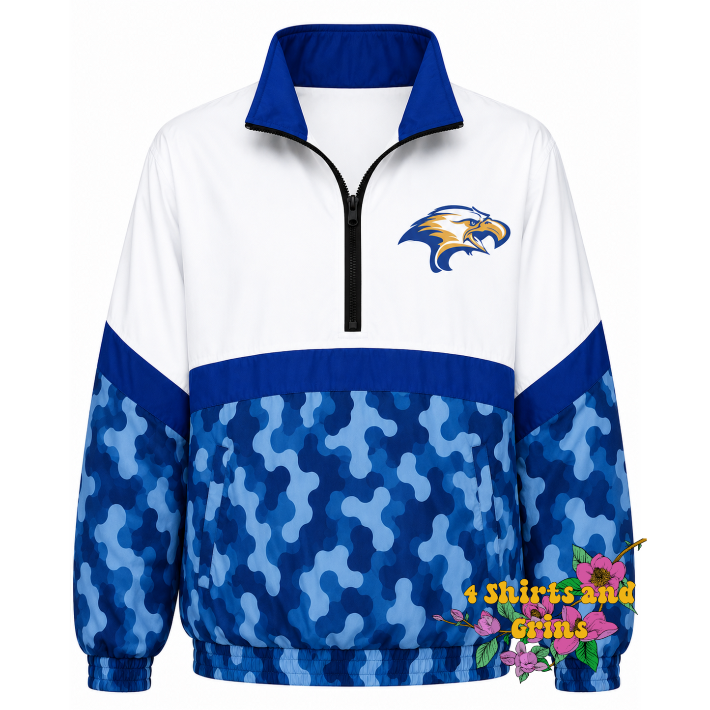 Custom Spirit Jacket Preorder | Personalized Checkerboard or Leopard Quarter Zip Pullover | Youth & Adult Sizes