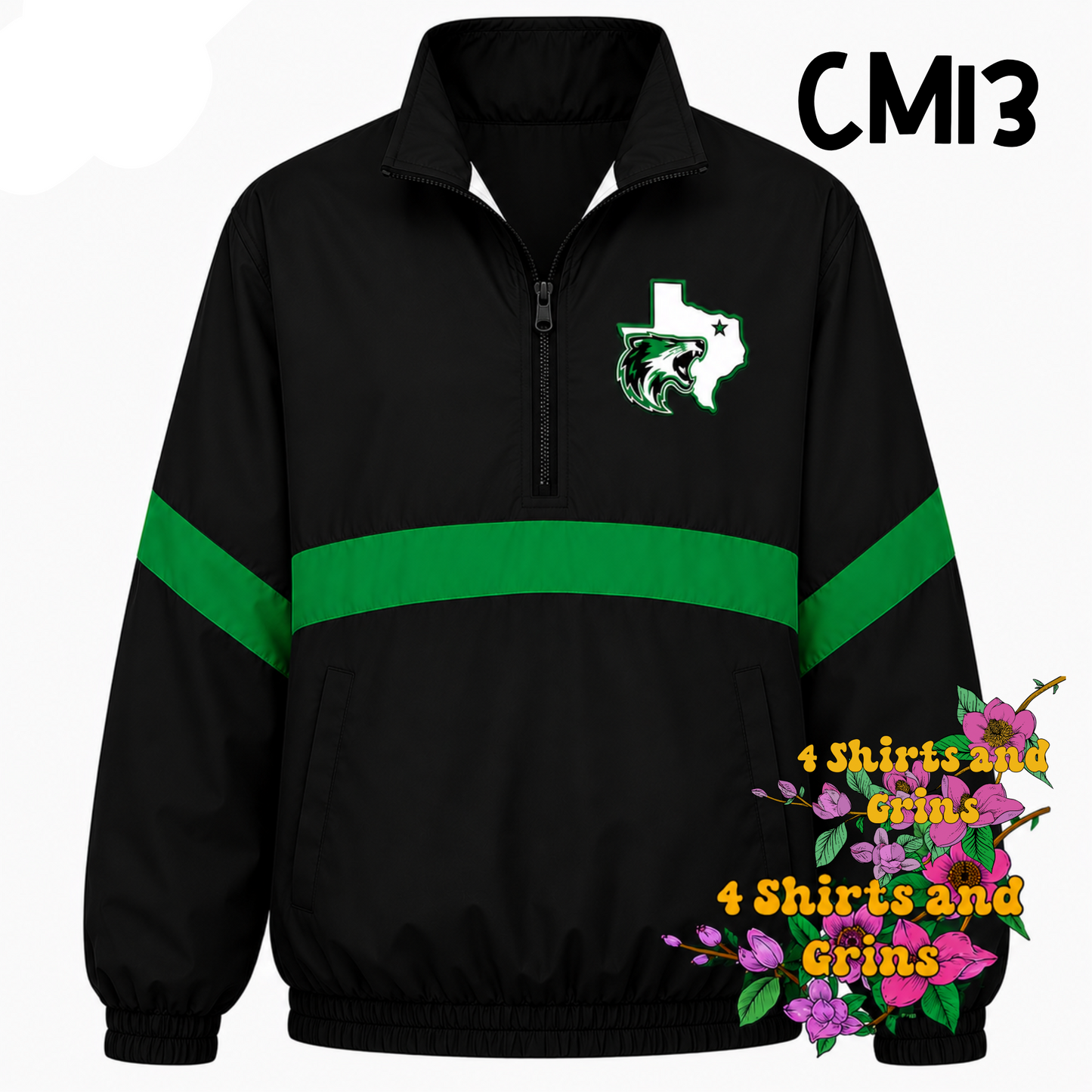 Custom Spirit Jacket Preorder | Personalized Checkerboard or Leopard Quarter Zip Pullover | Youth & Adult Sizes