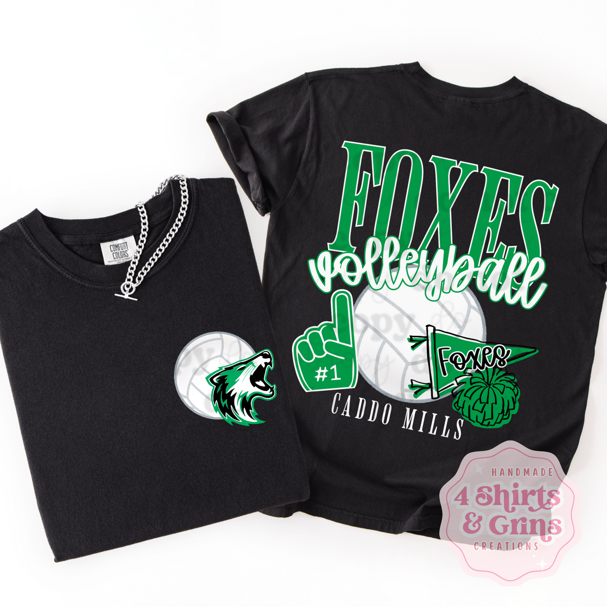 Volleyball School Spirit Foxes