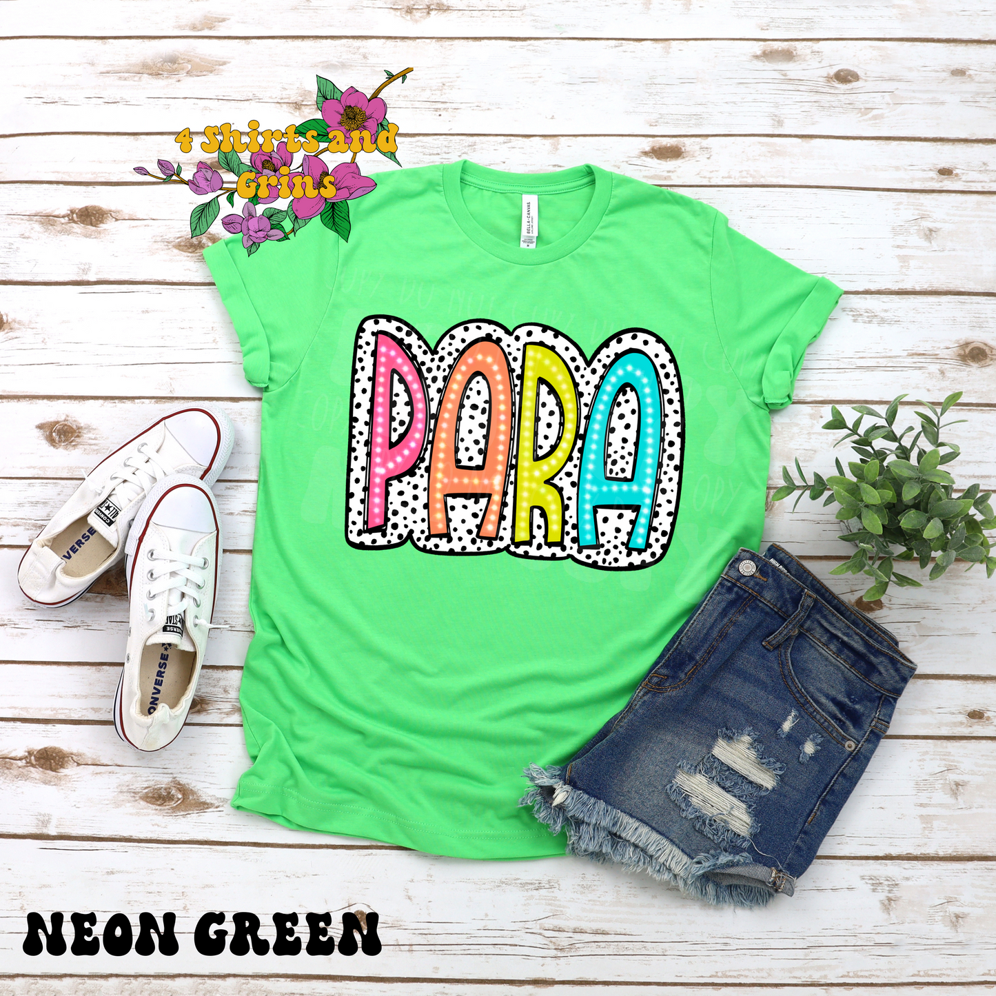 Colorful Dalmatian "PARA" T-Shirt