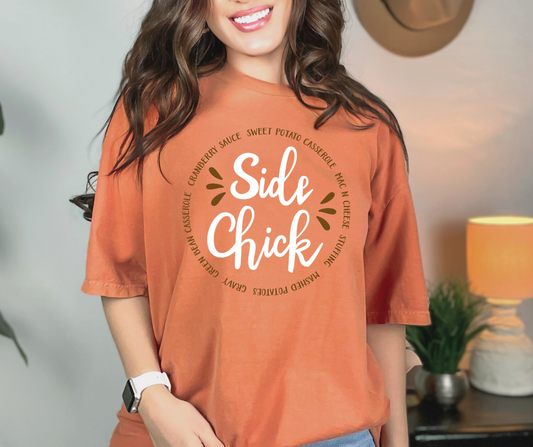 Side Chick Thanksgiving Comfort Colors Shirt