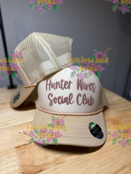 Custom Vinyl Puff Foam Trucker Hats | Ponytail Back | OSFM