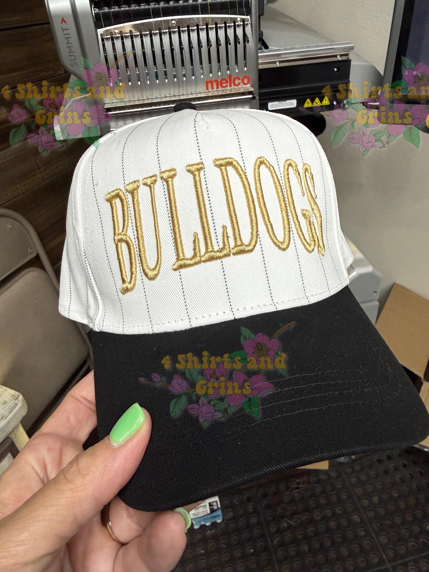 Dingers Hat Puff Embroidery, Baseball Hat, Custom Color Trucker Hat, 3D Embroidered Cap, Game Day Hat, Softball Hat