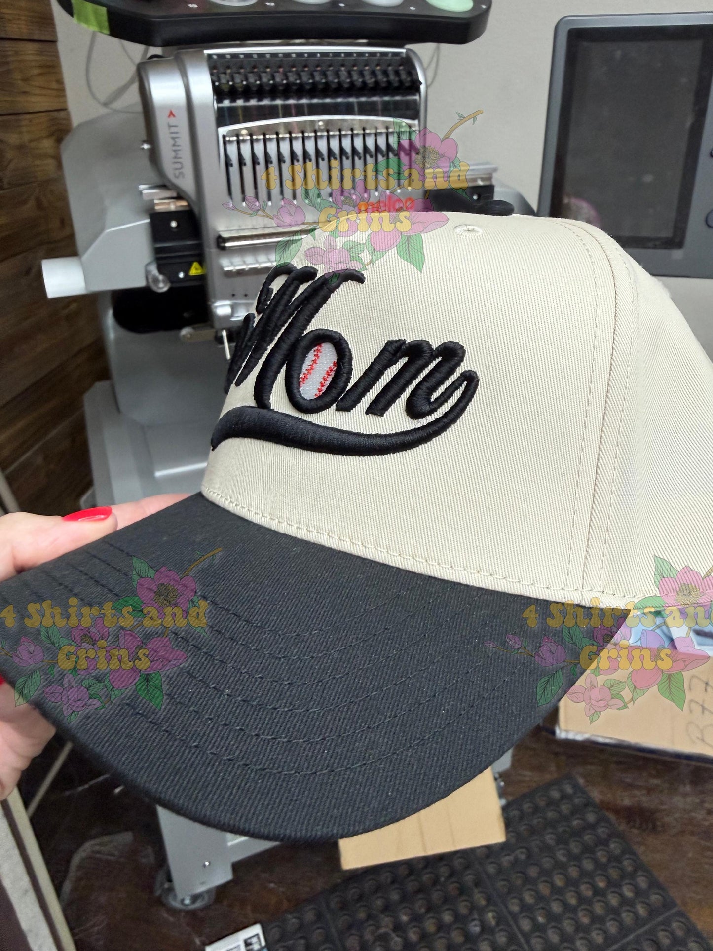 Baseball Mom Hat, Softball Mom 3D Puff Embroidered Hat, Custom Sports Mom Cap, Game Day Trucker Hat, Personalized Hat