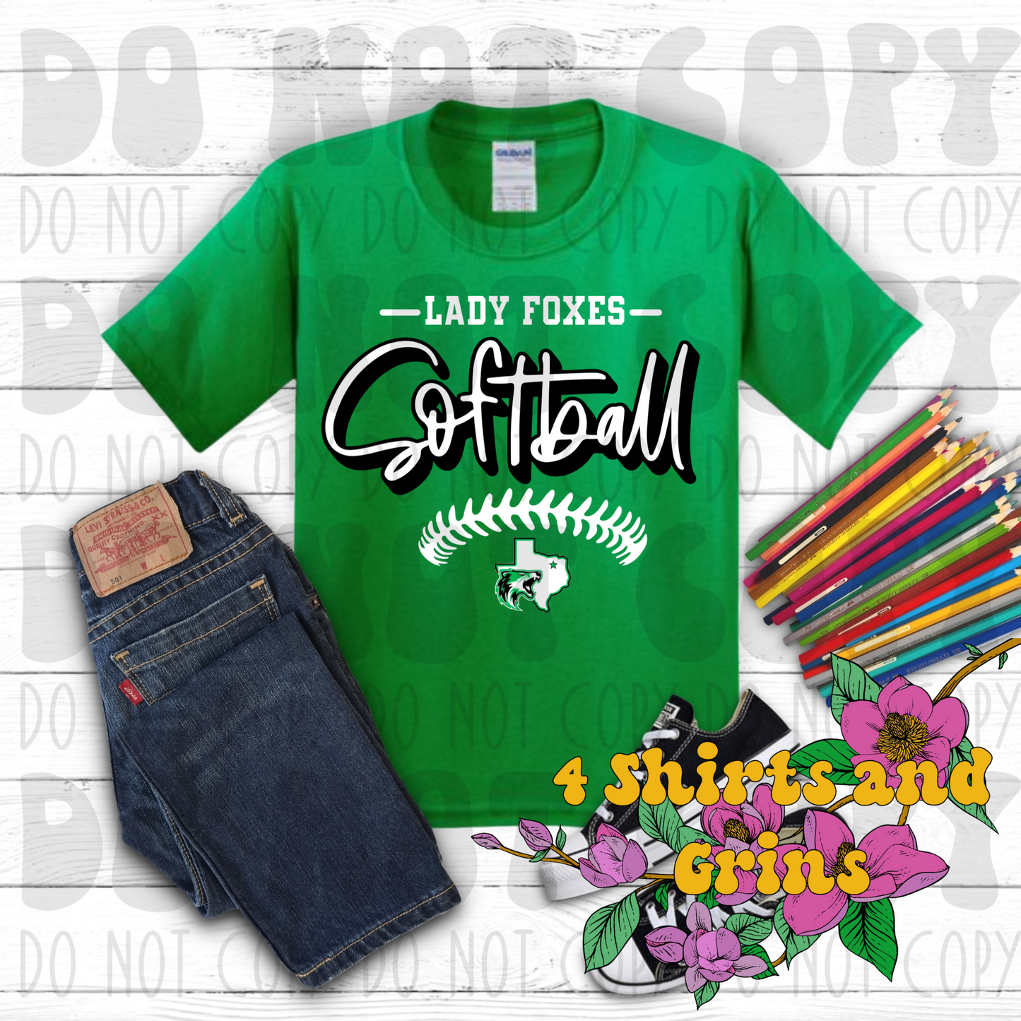 Lady Foxes Softball - Youth Sizes