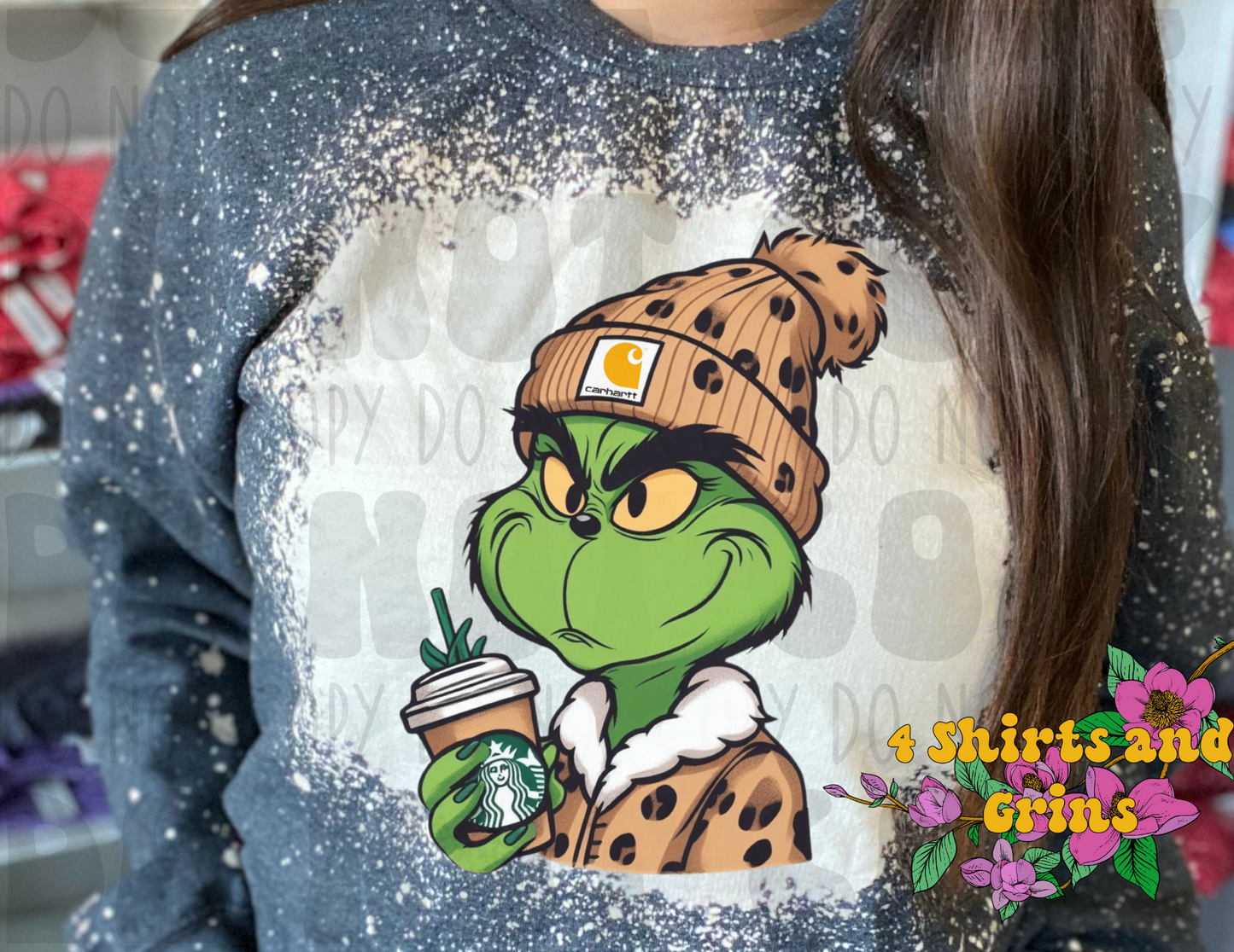 Boujee Green Man Tan Hat Sweatshirt