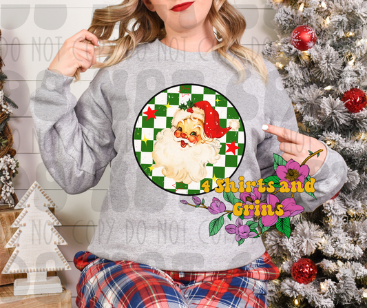 Smiling Vintage Santa Sweatshirt