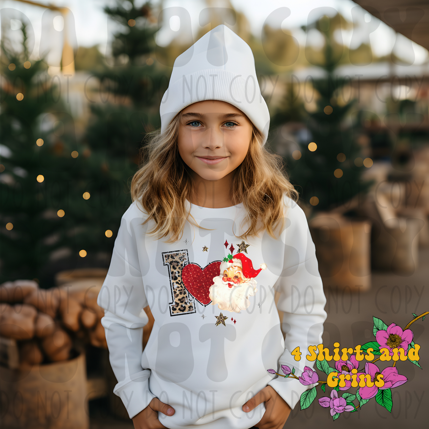 I Heart Santa Sweatshirt (Toddler/Youth Sizes)